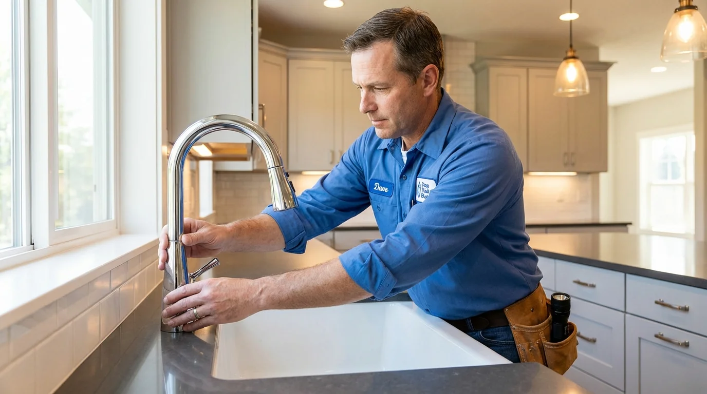 Kitchen faucet installation by Johns Plumbing LLC in Green River