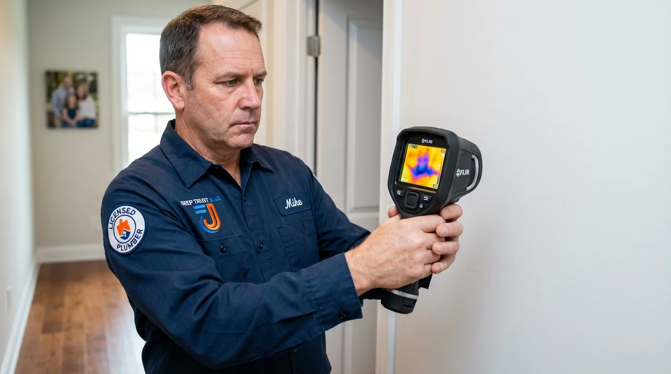 Thermal imaging leak detection by Johns Plumbing LLC in Green River